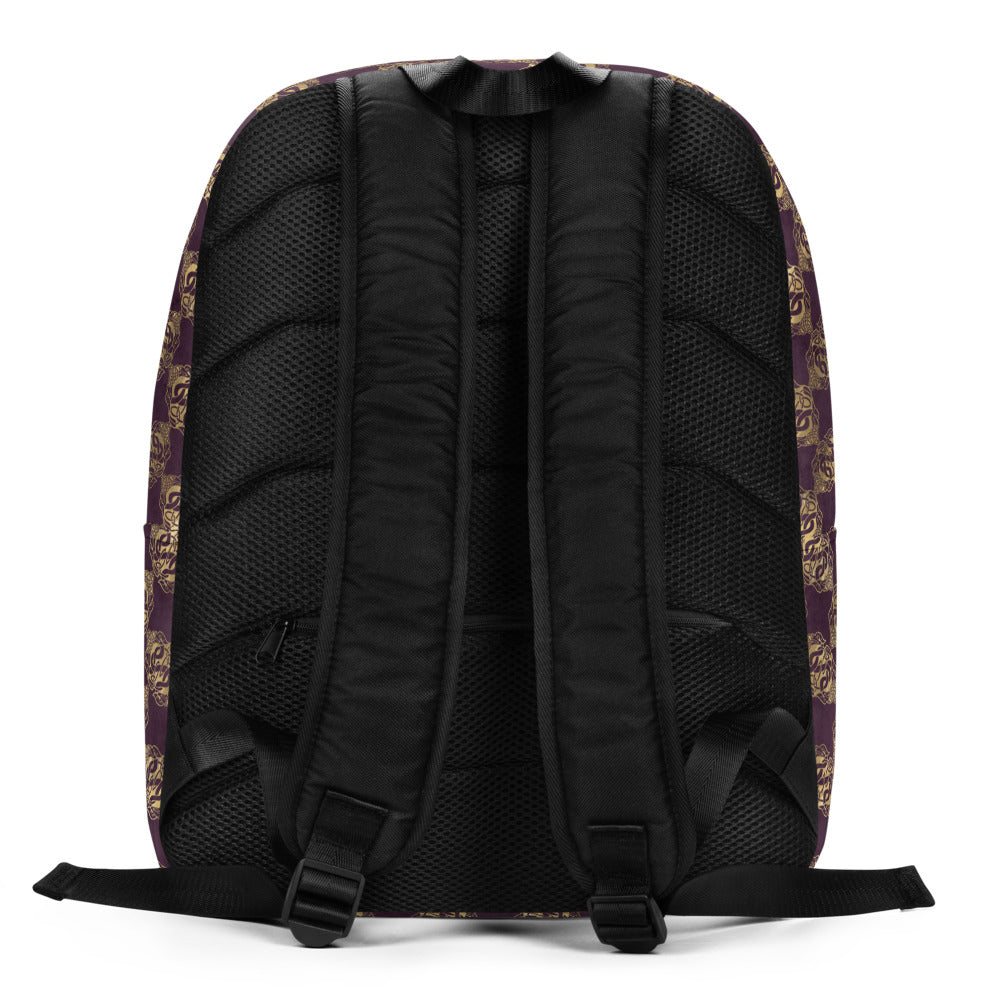 Gold Double Celtic Dragons on Distressed Purple - Backpack – Clover &  Thistle