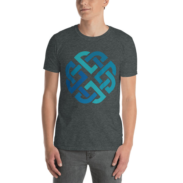 Celtic | Shield Knot | Teal | Unisex | Basic Softstyle | T-Shirt