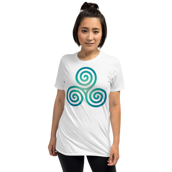 Celtic | Triskeles Spiral | Unisex | Basic Softstyle | T-Shirt